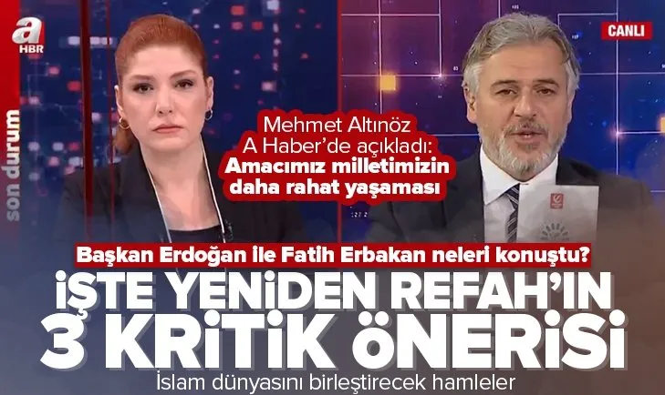 Başkan Erdoğan ile Fatih Erbakan neleri konuştu?