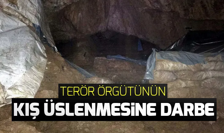 Siirt’te PKK’nın kış üslenmesine darbe