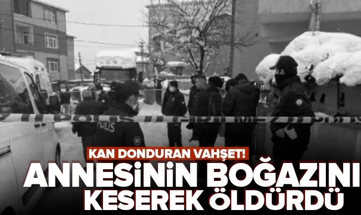 Son dakika: Sultanbeyli’de vahşet! Annesini boynunu keserek öldürdü