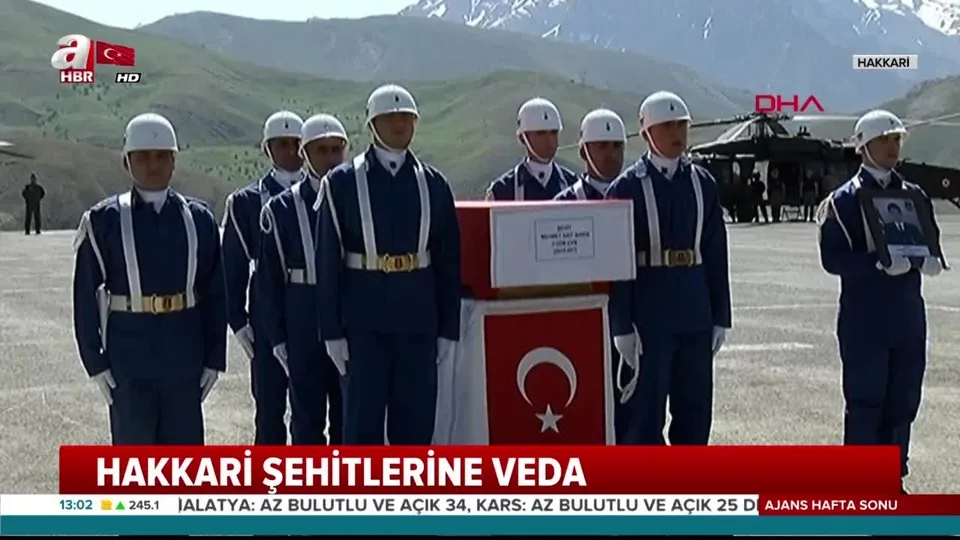 Hakkari şehitleri Mehmet Sait Barış ve Ercan Sanca son yolculuğuna uğurlandı