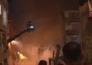 Beyoğlunda 3 katlı ahşap binada yangın!