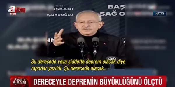 Kemal Kılıçdaroğlu’nun ’deprem’ vizyonu: Derece mi diyorlar şiddet mi diyorlar bilmiyorum