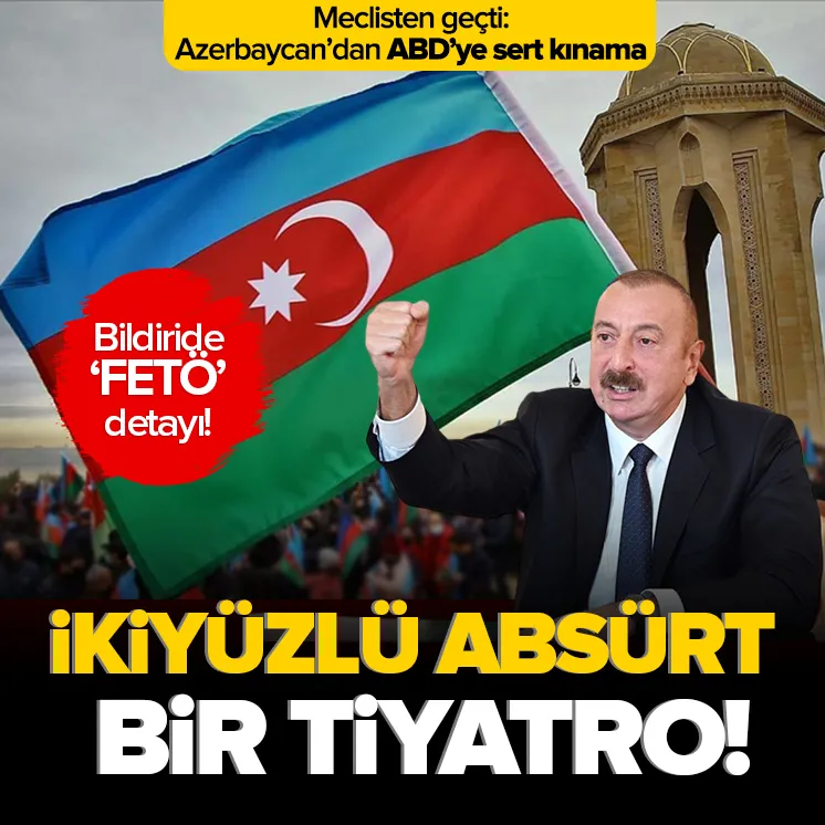 Azerbaycan’dan ABD’ye kınama!