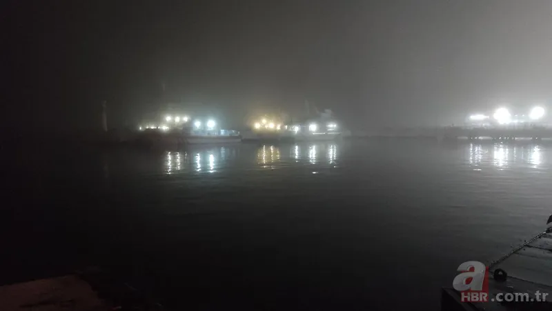 Yoğun sis geçit vermedi! Çanakkale Boğazı gemi trafiğine kapandı 2