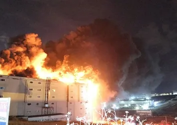 İstanbul’da tekstil fabrikasında yangın
