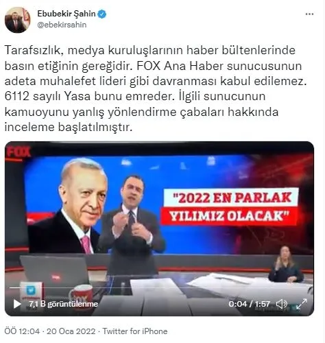 RTÜK’ten FOX TV Ana Haber sunucusu Selçuk Tepeli ile ilgili soruşturma