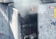 Elektrik panosundaki yangın korkuttu