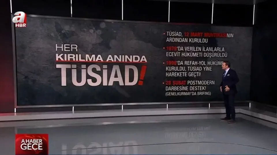 TÜSİAD’ın kirli hedefi: Dolarizasyon peşindeler! A Haber canlı yayınında flaş sözler