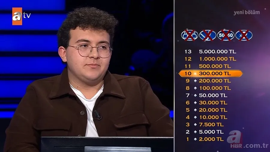 Milyoner’de heyecan zirve yaptı! 500 binlik soruda büyük risk! 10