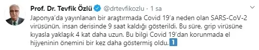Son dakika haberi: Ellerdeki yaradan koronavirüs (Covid-19) bulaşır mı? Bilim Kurulu Üyesi Prof. Dr. Tevfik Özlü açıkladı - 2