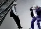 Tren raylarında korku dolu anlar