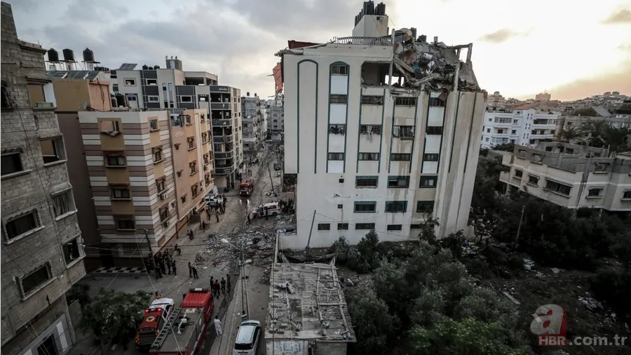 İsrail terörünün yıkımı gün ağarınca ortaya çıktı 4