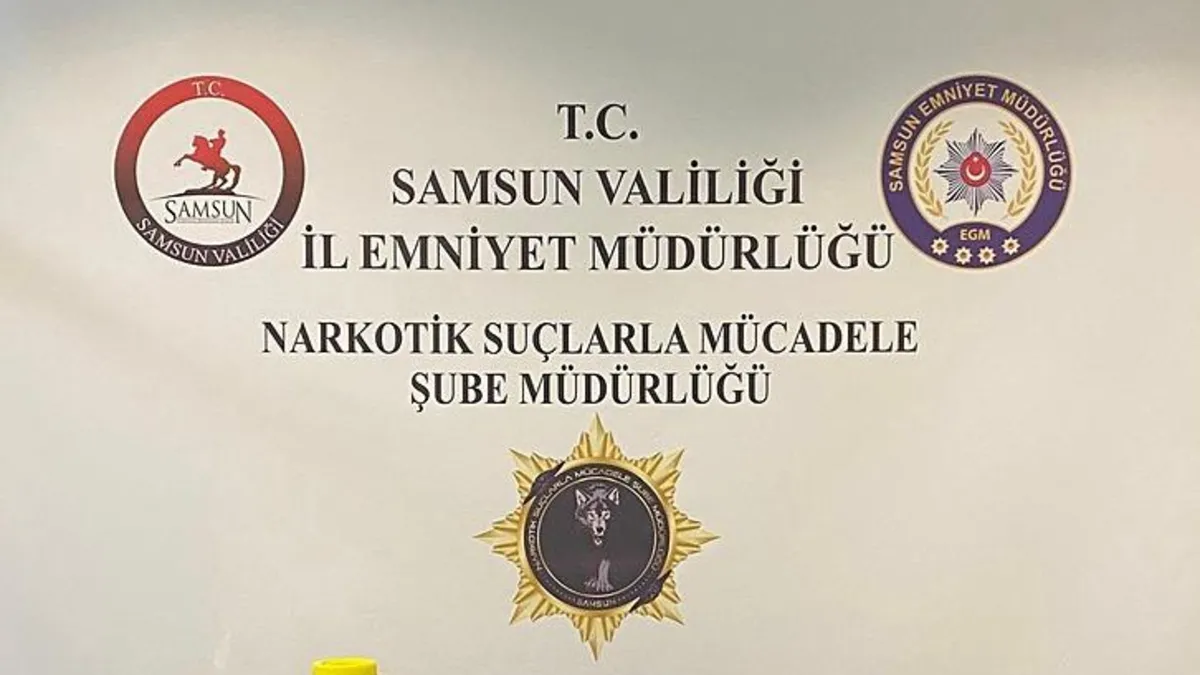 Samsun'da uyuşturucu operasyonu! 1 kişi tutuklandı