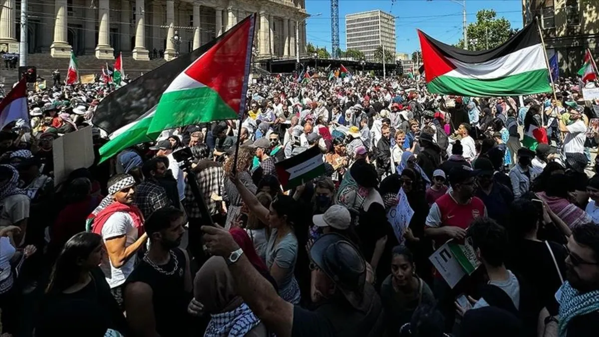 Avustralya'da Filistin'e destek veren öğrencileri tespit etmişlerdi! Melbourne Üniversitesine inceleme