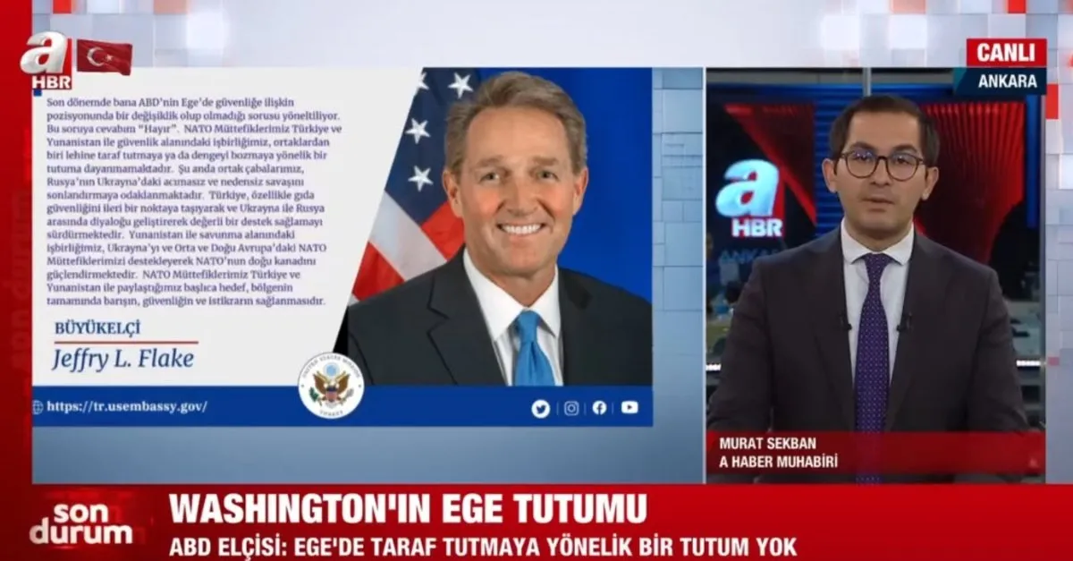 Washington'ın Ege tutumu: Taraf tutmuyoruz