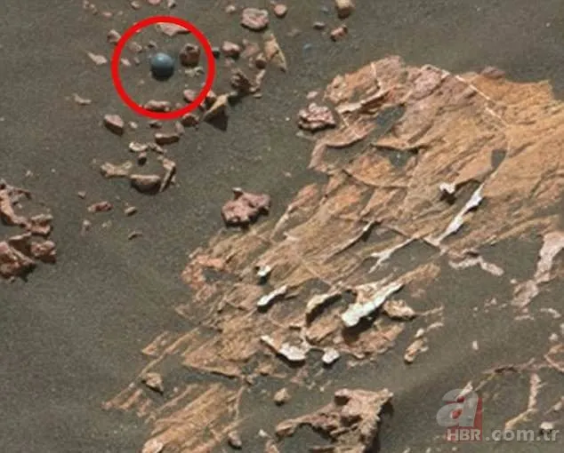 Mars yüzeyinde görüntülendi! Dehşete düşüren cisim...
