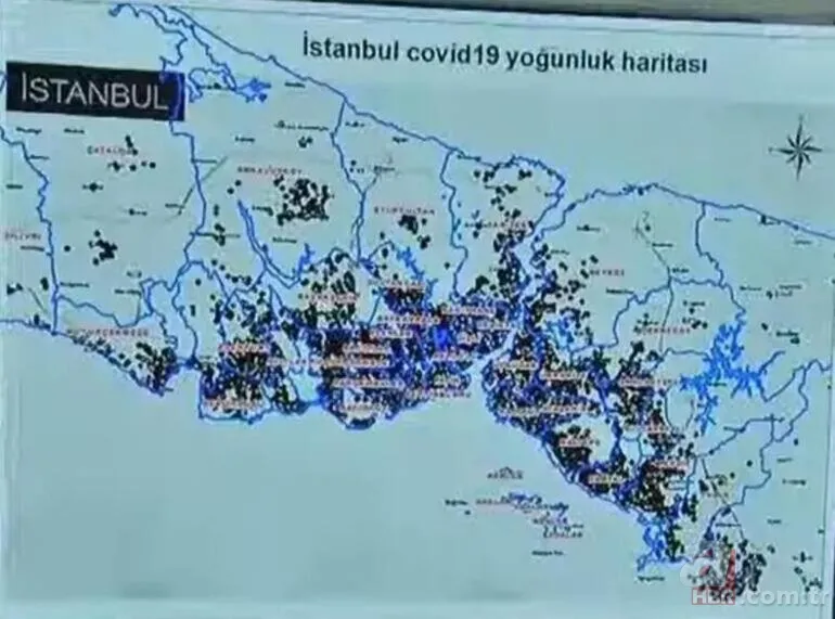 İstanbul'da riskli ilçelerde kısıtlama olacak mı? İlçe ilçe corona virüs haritası 3