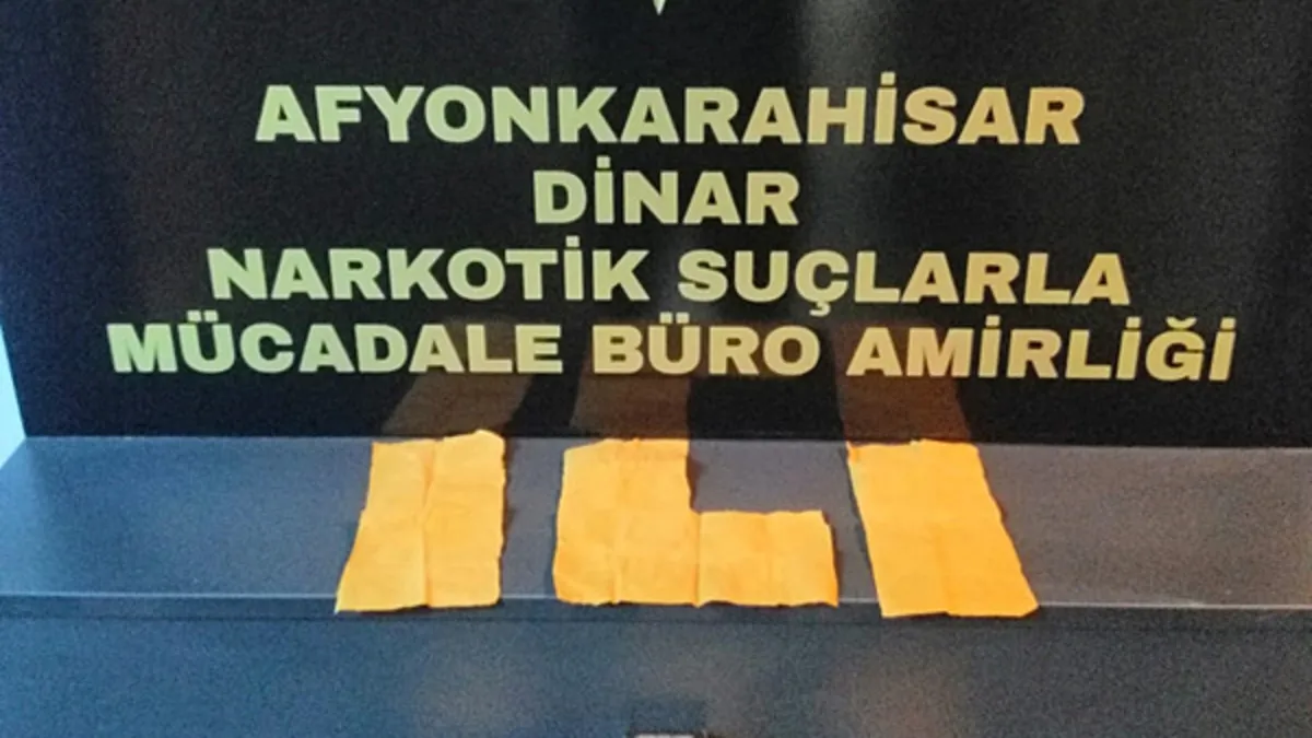Afyonkarahisar'da uyuşturucu operasyonu: 5 gözaltı