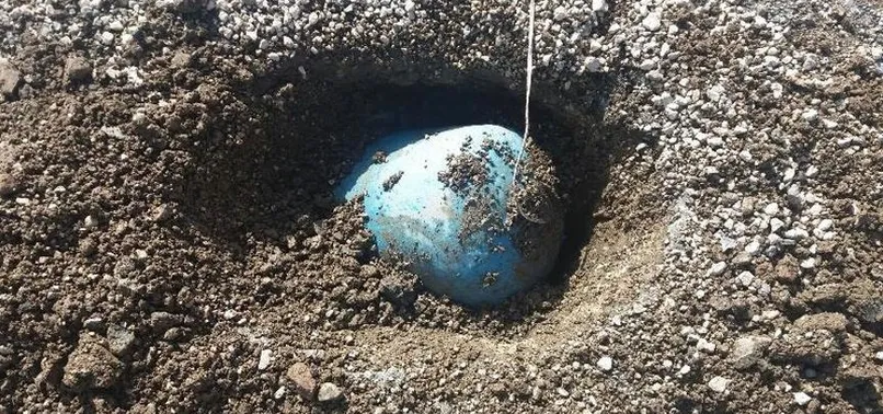 Mardin'de yola tuzaklanmış patlayıcı imha edildi