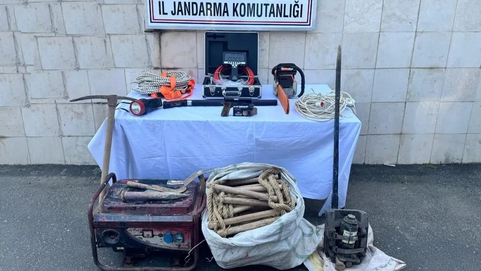 Bursa’da kaçak kazıya suçüstü: 4 gözaltı