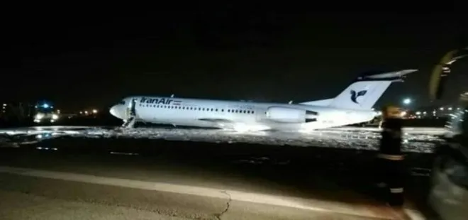 İran’da yolcu uçağında yangın