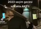Elde kılıç yüzde maske ile AK Parti’ye oy veren vatandaşlara tehdit!