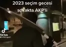 Elde kılıç yüzde maske ile AK Parti’ye oy veren vatandaşlara tehdit!