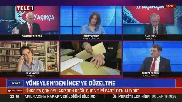 Türker Ertürk’ten CHP kanalı TELE 1’de darbeleri meşrulaştırma çabası