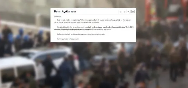 Eski görüntüyle algı operasyonu: ’Afganlar ile Suriyelilerin kavgasını Bulgarlar ayırdı’ iddialarına yalanlama
