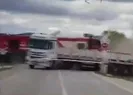 Yolcu treni hemzemin geçitte TIR’a çarptı