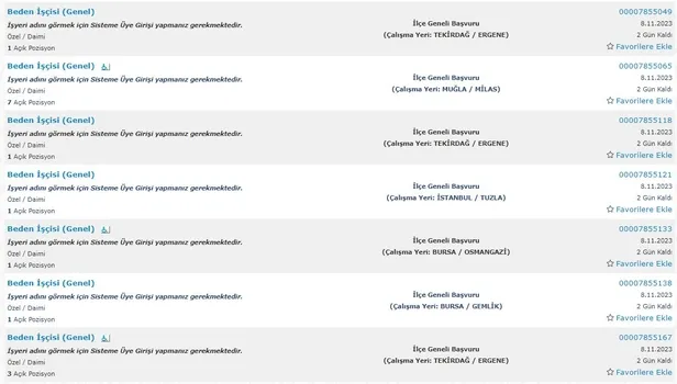 KPSS puan şartı aranmıyor! Türkiye geneli ilkokul mezunu 31 bin personel alımı başları! Başvuru şartları ve ekranı…