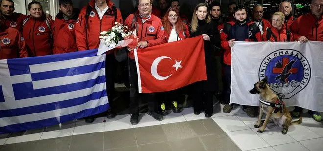 Alkışlar bu kez Yunan ekip için! Görevini tamamlayan arama-kurtarma ekibi ülkesine döndü