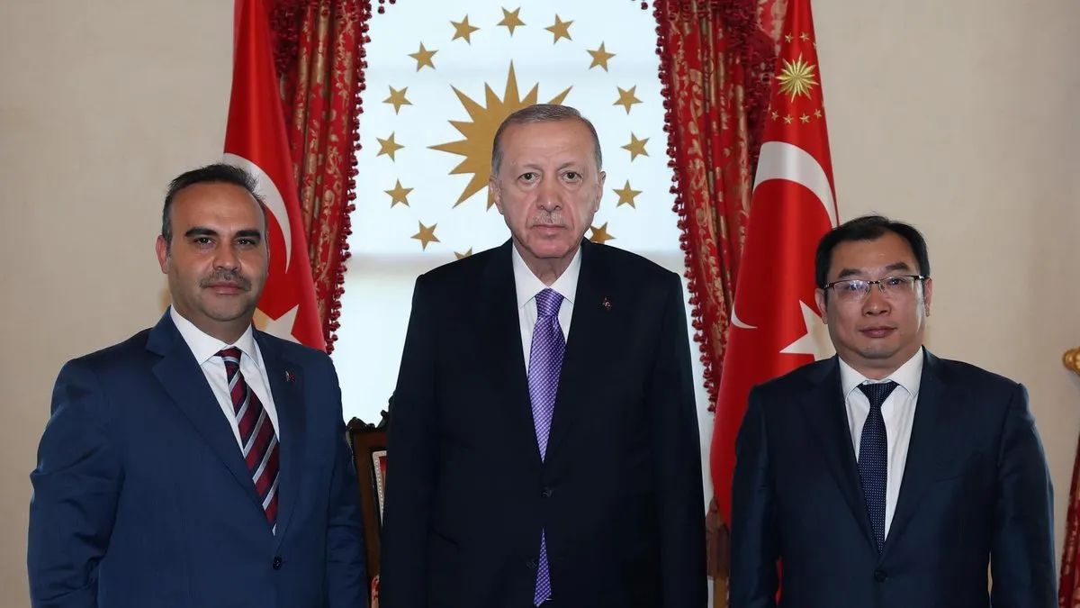 Başkan Erdoğan Chery Başkanı Guibing'i kabul etti