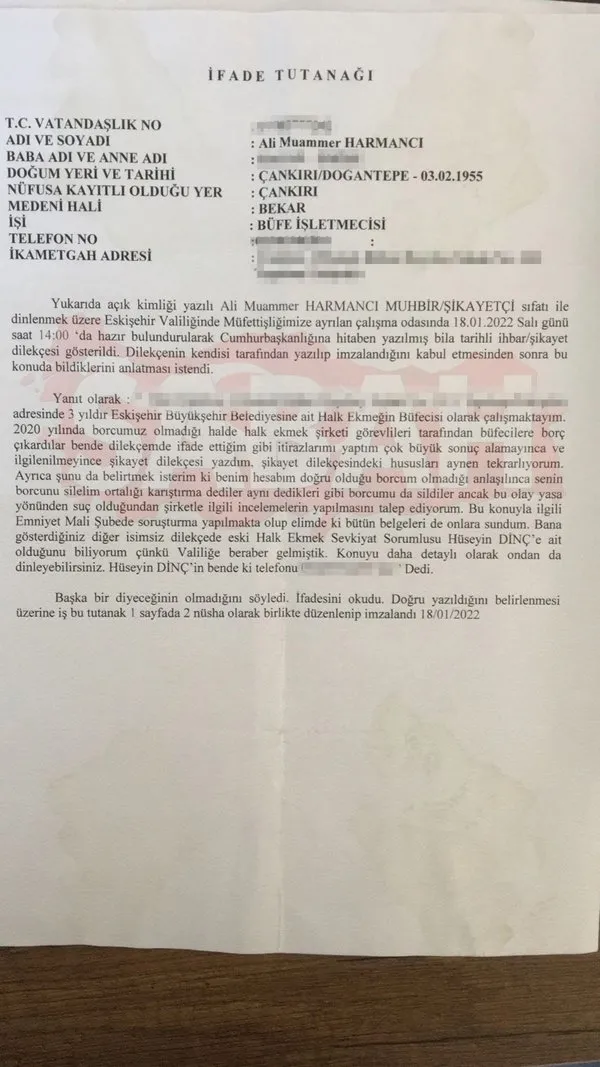 Son dakika: CHP'li Eskişehir Büyükşehir Belediyesi'nden çirkin teklif: Senin borcunu silerim ortalığı karıştırma - 4