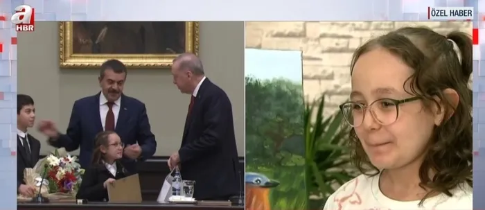 Başkan Erdoğan’a annesiyle resmini hediye eden Buğlem A Haber’de! O mutlu olunca ben de mutlu oldum