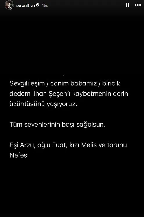 İlhan Şeşen’e veda: Cenaze töreni ne zaman? Usta sanatçı son yolculuğuna uğurlanıyor