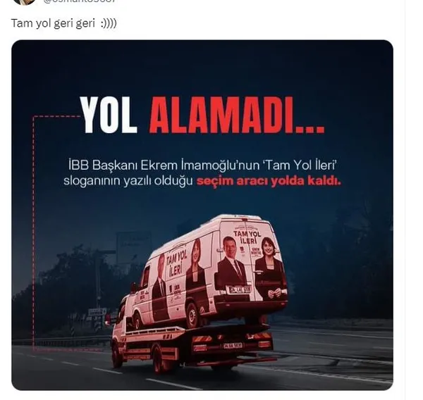 chp-yine-alay-konusu-oldu-tam-yol-ileri-yazan-secim-minibusu-arizalandi-cekici-yardimi-ile-tamirciye-goturuldu-1708209970453.jpeg CHP yine alay konusu oldu | 'Tam yol ileri' yazan seçim minibüsü arızalandı: Çekici yardımı ile tamirciye götürüldü - 5