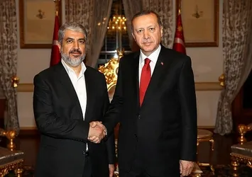 Cumhurbaşkanı Erdoğan Hamas lideri Meşal'i kabul etti