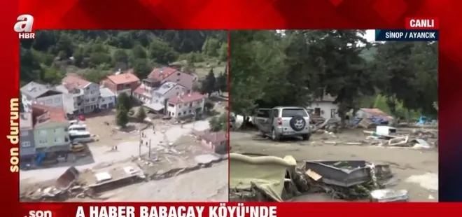A Haber Babaçay Köyü’nde! Tepelere çıkarak kurtuldular