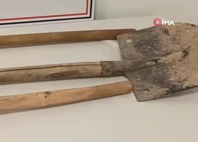 Kaçak kazı yaparken suçüstü yakalandılar