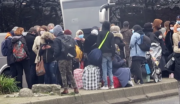 Paris'teki en büyük göçmen kampıydı! Tahliye edildi... - 2