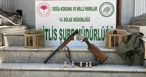 Bitlis’te keklik yakalayan kişiye 36 bin 412 lira ceza uygulandı