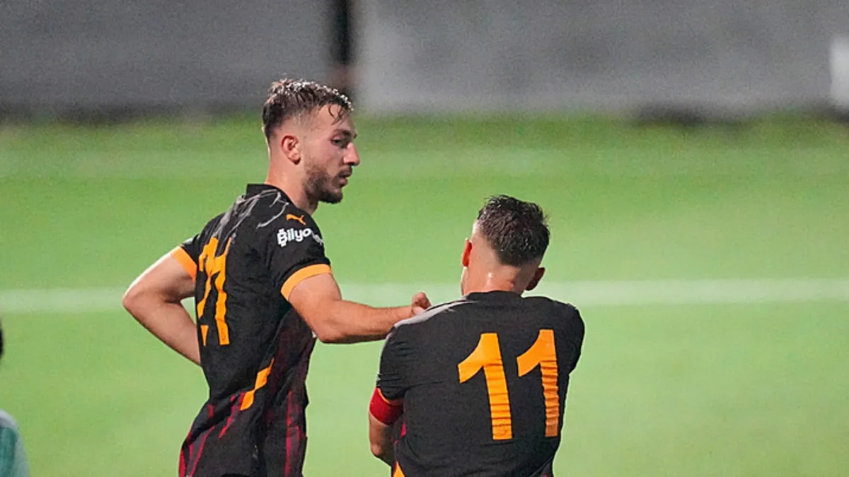 Galatasaray 11 gollü provada farklı kazandı