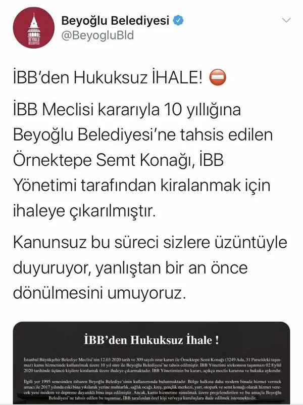 Ekrem İmamoğlu’ndan hukuksuz ihale! CHP’li İBB yönetimi o bölgeyi ihaleye çıkarıyor