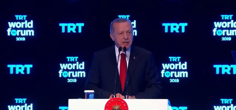 Başkan Erdoğan'dan "TRT World Forum 2019"da flaş açıklamalar