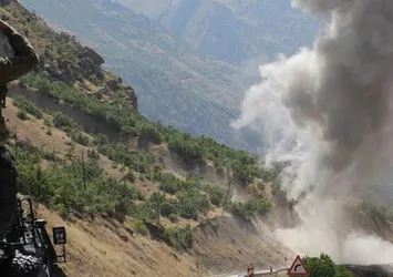 Saldırı düzenleyen PKK'lı parçalara ayrıldı