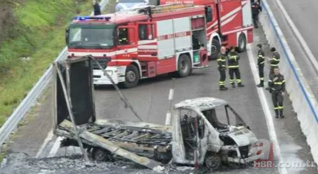 İtalya'da film gibi soygun! Silahlı hırsızlar zırhlı para nakil aracını böyle soydu 5