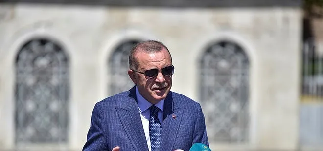 Başkan Erdoğan cuma namazı sonrası cemaate seslendi: Hiçbir beşeri güç bizi birbirimize düşüremeyecek