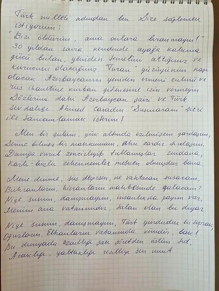 Azerbaycanlı isimden Başkan Erdoğan’a duygulandıran mektup: Bizi öldürün ama onlara bırakmayın