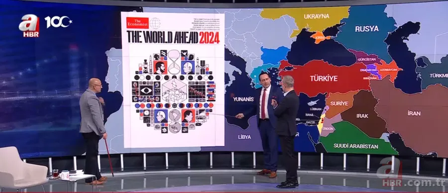 The Economist'in 2024 kapağı ne mesaj veriyor? Dünyayı 2024'te ne bekliyor? Kaosun resmi mi? 11